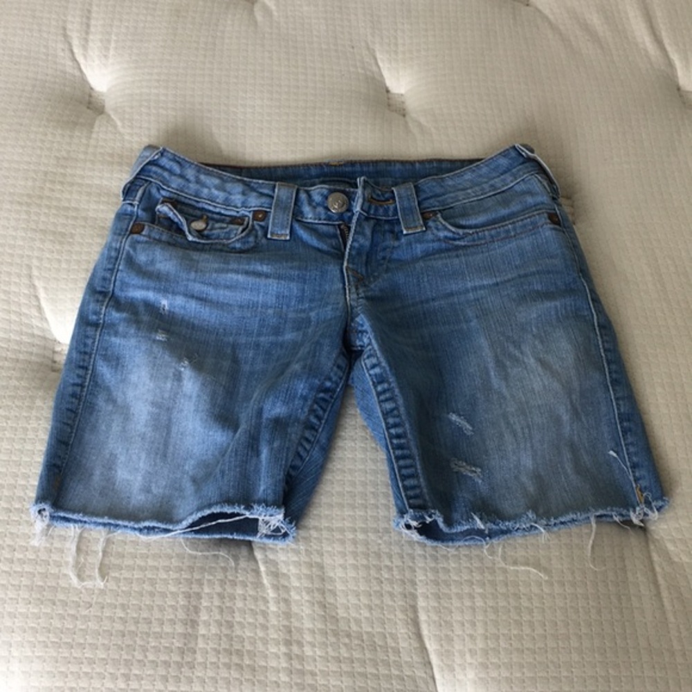 ✅Women True Religion Jeans Shorts Size 27